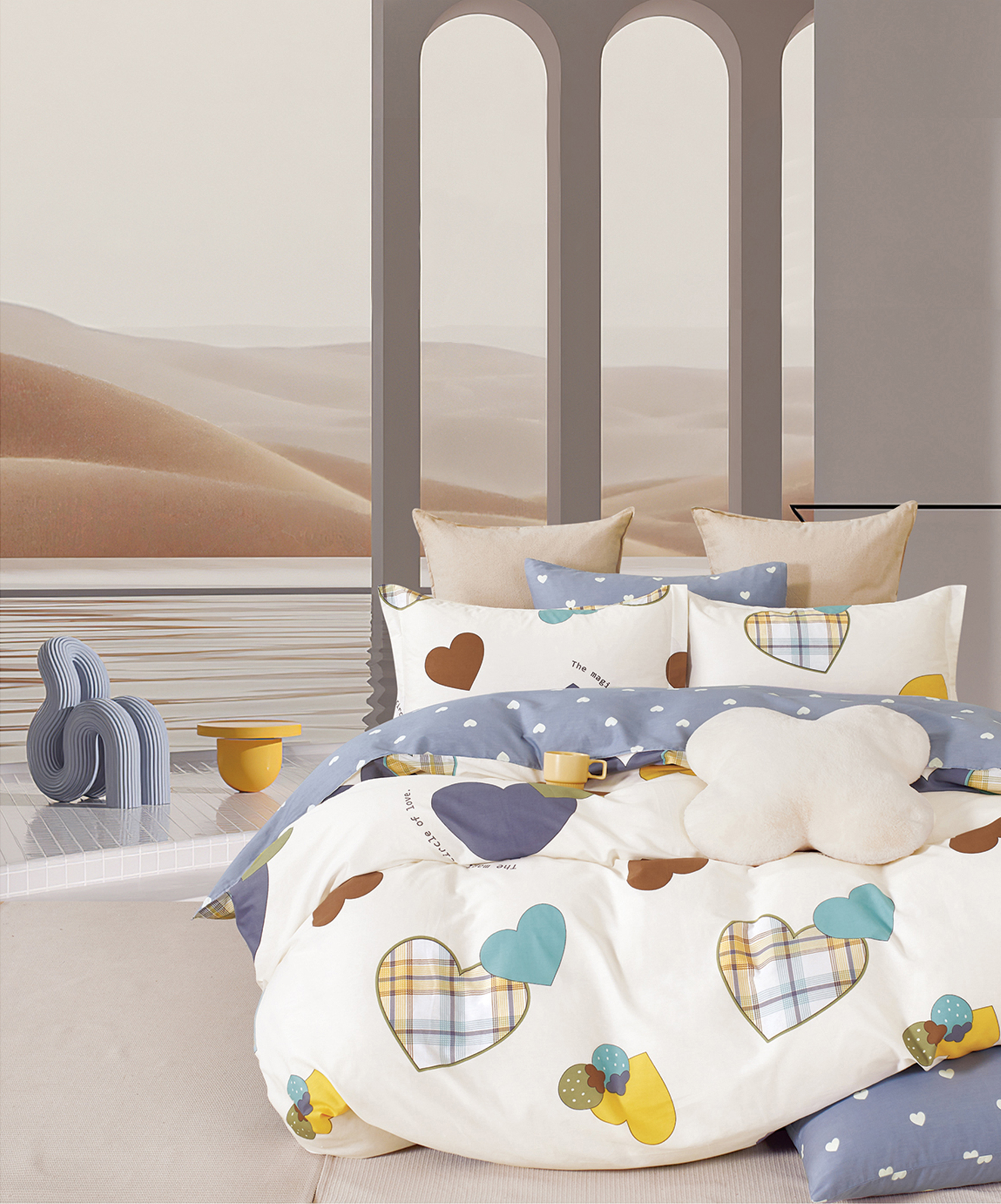 Twill евро 2 наволочки в ПВХ TPIG3-1918-1