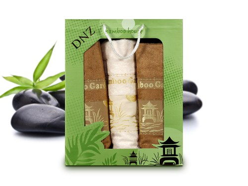 Комплект полотенец Gulcan Bamboo 8129-06-1