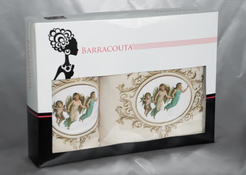Комплект полотенец Barracouta с кружевом 8322-01-2