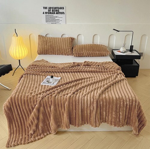 Плед фланелевый cristelle stripe premium 200x220 CST2022-03 kod3067-1