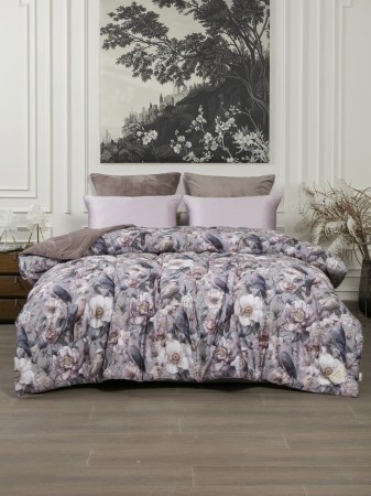 Амели (капучино лавандовое серебро) ABC Egypt Cotton Tencel Казанова