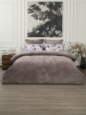 Амели (капучино лавандовое серебро) ABC Egypt Cotton Tencel
