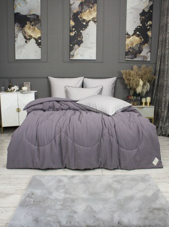 Muslin & Satin Solid color (графит сапфир) Казанова