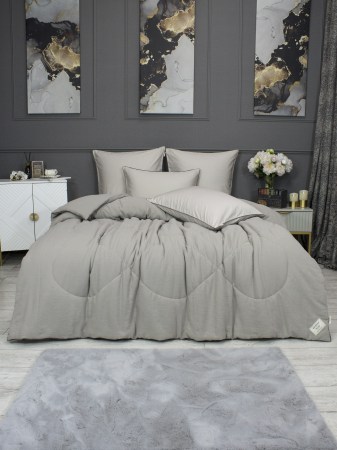 Muslin & Satin Solid color (платина беж) Казанова