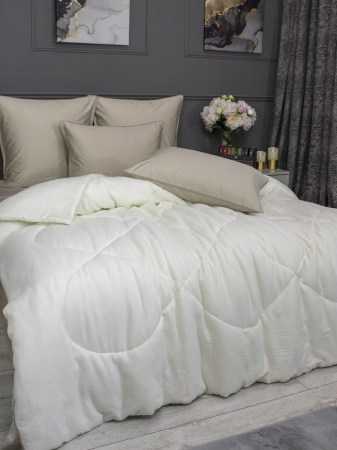 Muslin & Satin Solid color (крем карамель)