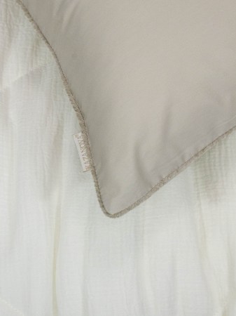 Muslin & Satin Solid color (крем карамель)