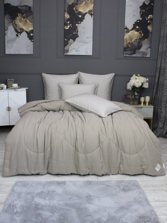 Muslin & Satin Solid color (пыльно бежевый) Казанова