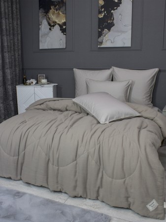 Muslin & Satin Solid color (пыльно бежевый)