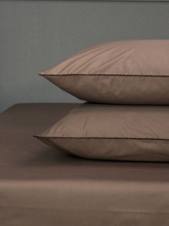 Muslin & Satin Solid color (брауни охра)