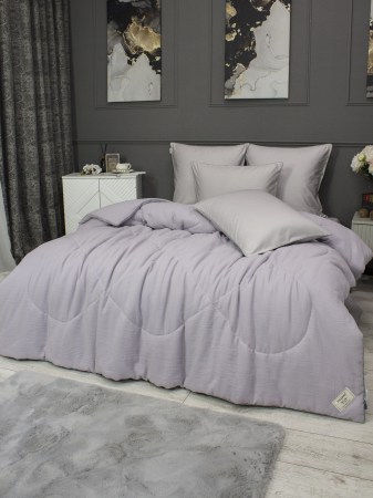 Muslin & Satin Solid color (лаванда жемчуг)