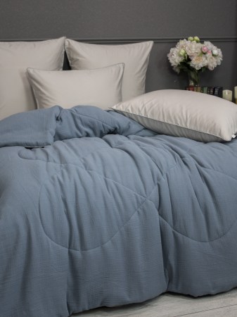 Muslin & Satin Solid color (деним бежевый)