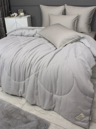 Muslin & Satin Solid color (серебрети беж)