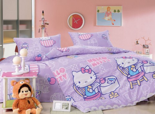 Комплекты постельного белья Kitty Lavender 1.5 спальный (детский) Казанова