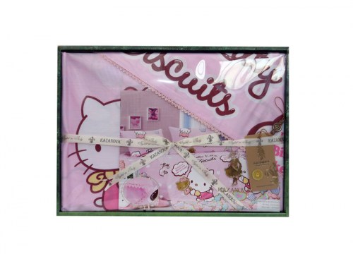 Комплекты постельного белья Kitty (розовый) 1.5 спальный (детский)