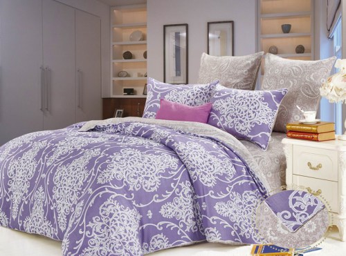 Комплекты постельного белья Отис (фиолетовый) 2-х спальный Казанова