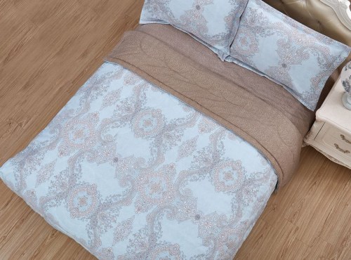 Постельные наборы Комплект постельного белья с одеялом Мопассан, семейный Семейный