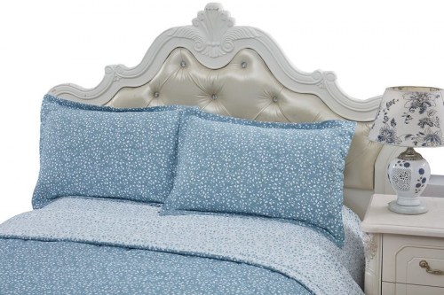 Комплект постельного белья с одеялом Велия (мави), 1.5 спальный