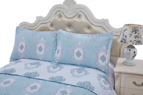 Комплект постельного белья с одеялом Винсент (серебро), 1.5 спальный Казанова