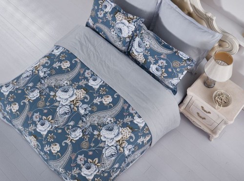 Комплект постельного белья с одеялом Аструм (графит), евро