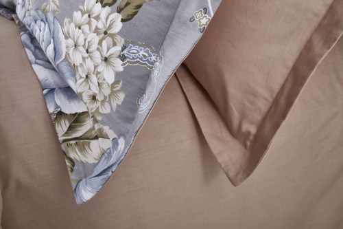 Комплект постельного белья с одеялом Аструм (капучино), евро