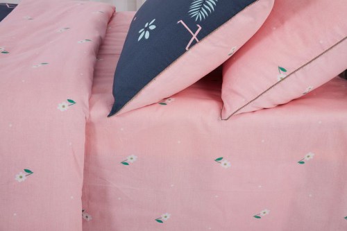 Комплекты постельного белья Розовый Фламинго (мави) 1.5 спальный