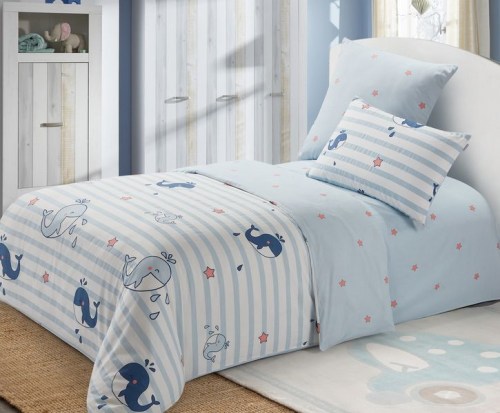 Комплекты постельного белья Комплект постельного белья Little Dolphins, 1.5 спальный 1.5 спальный Казанова